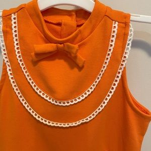 Light orange Janie and Jack dress.